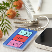 OTE期別テーブル名のキーリング キーホルダー (正面右)