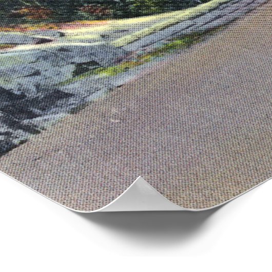 Oter Creek Viaduct、Champlain Mtのビュー。 ポスター (角)