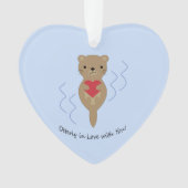 Oterly in Love with You Otter オーナメント (正面)