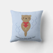 Oterly in Love with You Otter クッション (裏面)