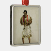Othelloとして氏のエドマンドKeanポートレート メタルオーナメント (右)