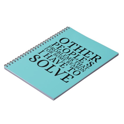 Other Peoples Problems Funny ノートブック (左側)