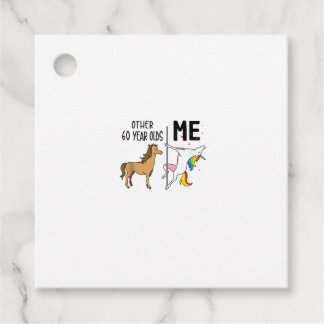 Other Unicorn 60 Year Olds Birthday And Me Gift Fo フェイバータグ