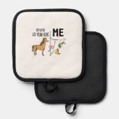 Other Unicorn 60 Year Olds Birthday And Me Gift Fo 鍋敷き (正面/裏面)