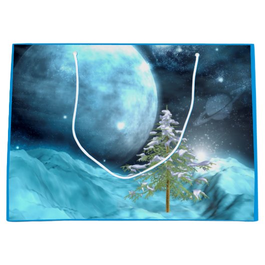 Otherwordlyクリスマス ラージペーパーバッグ (正面)