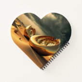 Otherworld Relics – Surreal Desert Sculpture ノートブック (裏面)