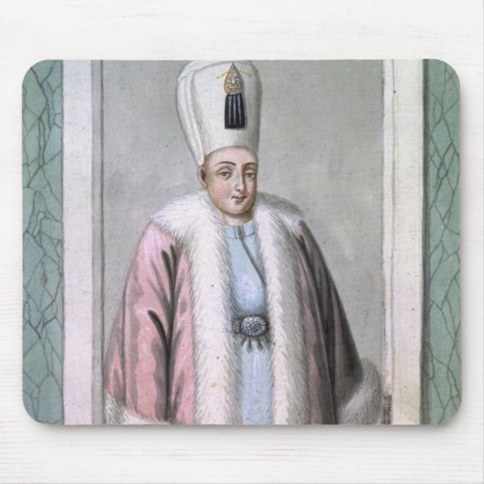 Othman (Osman)のII (1603-22年の)サルタン1618-22年、から「 マウスパッド (正面)