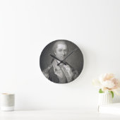 Othoオランダウィリアムス(1749-94年)大将はbを刻みました ラウンド壁時計 (ホーム)