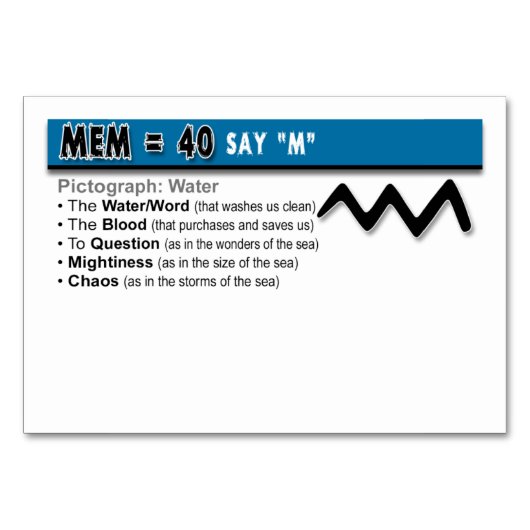 Otiotフラッシュカード: 13/22 テーブルナンバー (裏面)