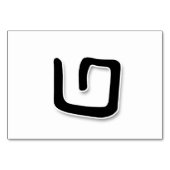 Otiotフラッシュカード： 2/22 テーブルナンバー (正面)