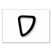 Otiotフラッシュカード： 4 / 22 テーブルナンバー (正面)