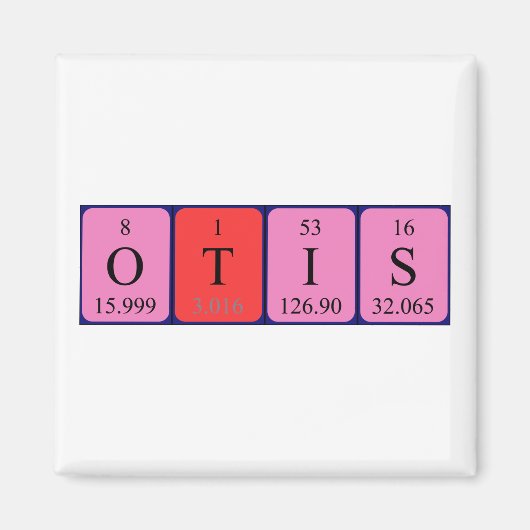 Otiperiodic表名磁石 マグネット (正面)