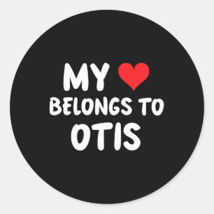 Otis – 私のハートはOtisに属する – 愛 ラウンドシール
