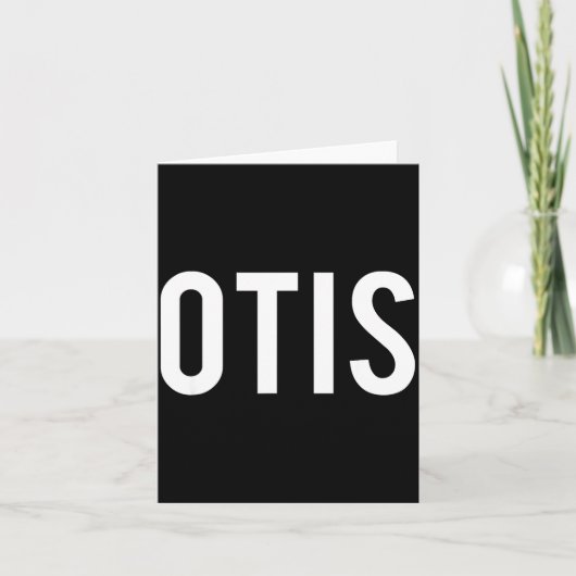 Otis - Cool New Funny Name Fan Gift Tee  カード (正面)