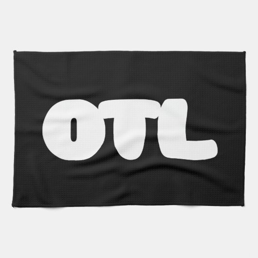 OTL絵文字～韓国語スラング キッチンタオル (横)