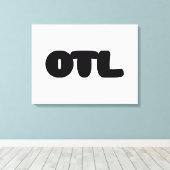 OTL絵文字～韓国語スラング キャンバスプリント (インサイチュ (ウッドフロア))