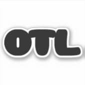 OTL絵文字~韓国語スラング シール (正面)