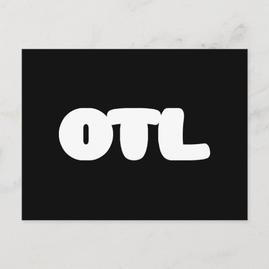OTL絵文字~韓国語スラング ポストカード (正面)