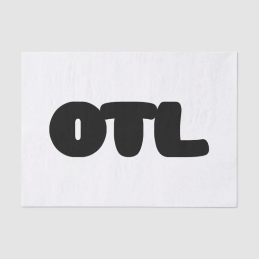 OTL絵文字～韓国語スラング 薄葉紙 (正面)