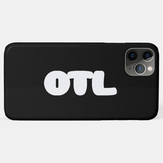 OTL絵文字～韓国語スラング Case-Mate iPhoneケース (裏面(横))