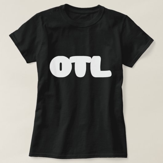 OTL絵文字～韓国語スラング Tシャツ (デザイン正面)