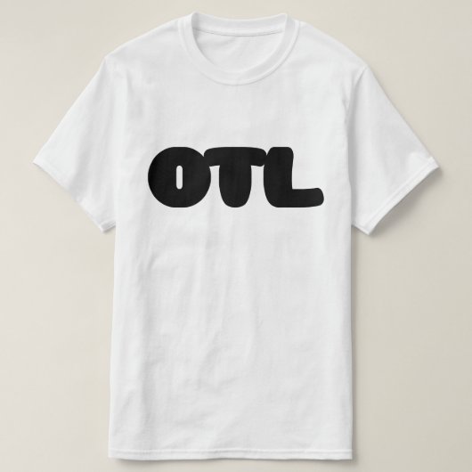 OTL絵文字～韓国語スラング Tシャツ (デザイン正面)