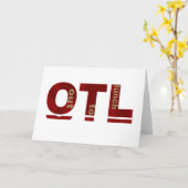 OTL カード (黄色い花)