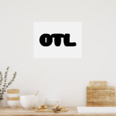 OTL Emoticon ~ Korean Slang ポスター (キッチン)