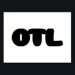 OTL Emoticon ~ Korean Slang ポスター<br><div class="desc">On your knees.

Globe Trotters specialises in idiosyncratic imagery from around the globe. Here you will find unique Greeting Cards,  Postcards,  Posters,  Mousepads and more.</div>