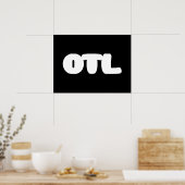 OTL Emoticon ~ Korean Slang ポスター (キッチン)