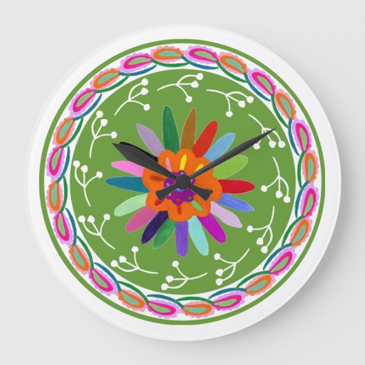 Otomiのモダンなデザイン ラージ壁時計 (正面)