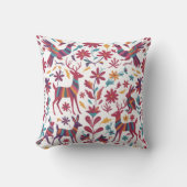 Otomi Mexican Decorative Throw Pillow  クッション (正面)