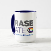 OTPマシューシェパード財団の消去憎悪15オンス マグカップ (正面左)