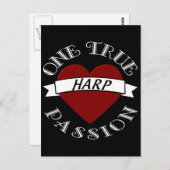 OTP：ハープ ポストカード (正面/裏面)