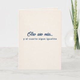 Otro Año y El Cuarto Igualito 誕生日 カード
