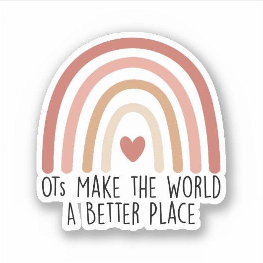 OTsは世界をより良い場所、職業にする シール (正面)