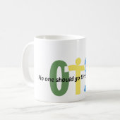 OTS誰も一人で通過すべきではない コーヒーマグカップ (正面左)