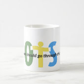 OTS誰も一人で通過すべきではない コーヒーマグカップ (中央)