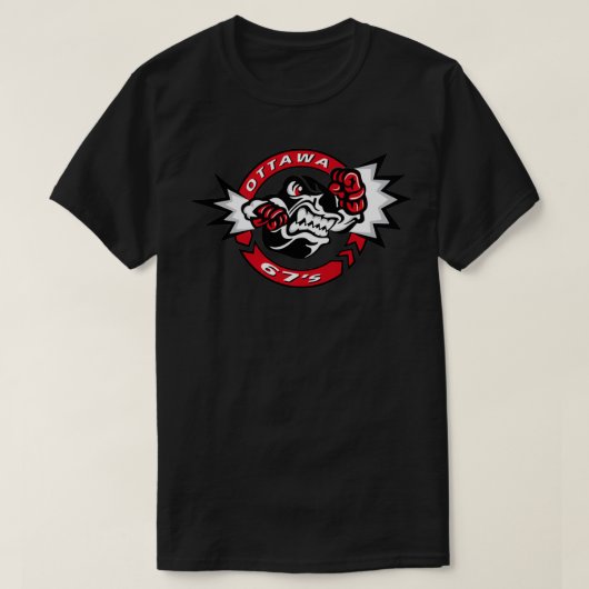 ottawa67sロゴ tシャツ (デザイン正面)