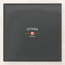 Ottawa ガラスコースター