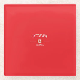 Ottawa ガラスコースター
