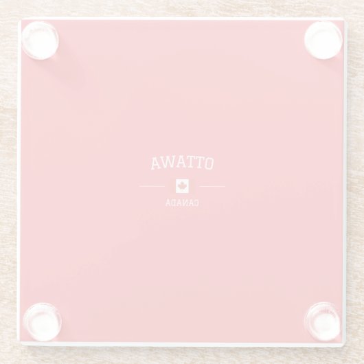 Ottawa ガラスコースター (裏面)