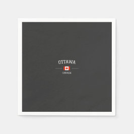 Ottawa スタンダードカクテルナプキン