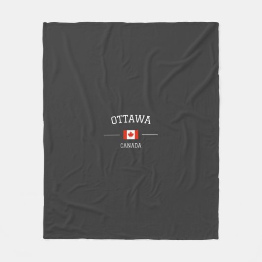 Ottawa フリースブランケット (正面)