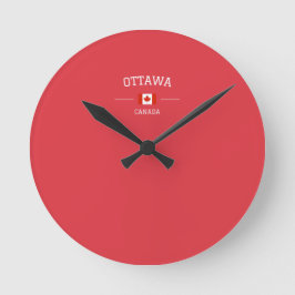 Ottawa ラウンド壁時計