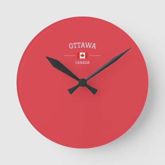 Ottawa ラウンド壁時計 (正面)