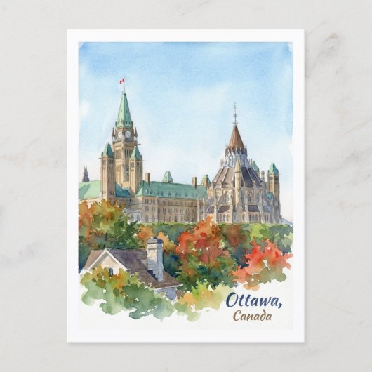 Ottawa, Canada. Postcard ポストカード (正面)