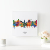 Ottawa Canada Skyline スクエア壁時計 (ホーム)