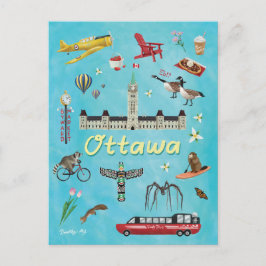 Ottawa Canada Summer Greetings ポストカード