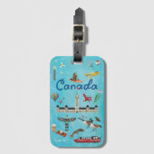 Ottawa Canada Summer Greetings  ラゲッジタグ (正面縦)